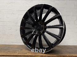 Mercedes 19 AMG Turbine Style Alloy Wheels 5x112 Mercedes Gloss Black Pol Rim