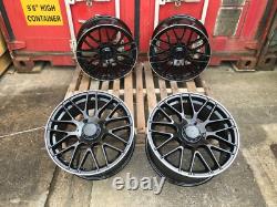 Mercedes 20 AMG STYLE Turbine Alloy Wheels C Class W204 W205 X4 STAGGERED