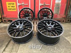 Mercedes 20 AMG STYLE Turbine Alloy Wheels C Class W204 W205 X4 STAGGERED