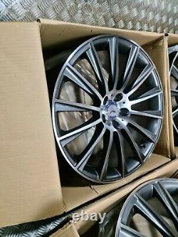 Mercedes AMG Turbine Style 20 Alloy Wheel W222 E S Class Staggered FREE FITTING