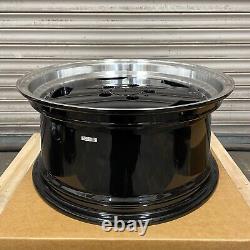 Mercedes Aero AMG 17 Split Style Alloy wheels Staggered Black Polished 5x112