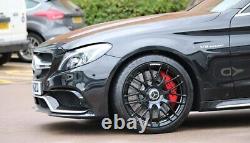 Mercedes CLA Class 18 Inch Alloy Wheels C63 Style AMG & Tyres NEW X4 Black