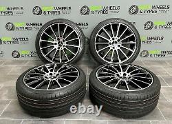 Mercedes C Class AMG 18 Inch Alloy Wheels & Tyres BRAND NEW Turbine Style X4