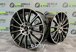Mercedes C Class AMG 18 Inch Alloy Wheels & Tyres BRAND NEW Turbine Style X4