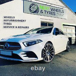 Mercedes C Class AMG 18 Inch Alloy Wheels & Tyres BRAND NEW Turbine Style X4