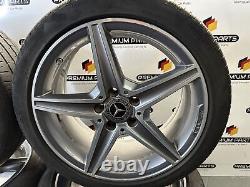 Mercedes C Class Star Style Staggered Alloy Wheels With Tyres 18 Inch Oem