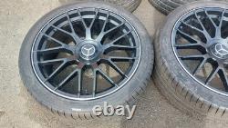 Mercedes Dtm Style 21 X 9.5 Alloy Wheels Glc Gle ML 265 35 21 6mm Tyres 5 X 112