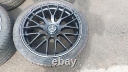 Mercedes Dtm Style 21 X 9.5 Alloy Wheels Glc Gle ML 265 35 21 6mm Tyres 5 X 112