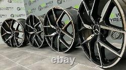 Mercedes E Class AMG 19 Inch Alloy Wheels & Tyres BRAND NEW C63 Style X4
