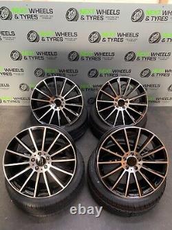 Mercedes E Class AMG 19 Inch Alloy Wheels & Tyres Brand NEW Turbine Style X4