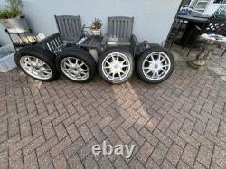 Mini Cooper R50 16 Inch Alloy Wheels And Tyres Style88 195-55-16 With Goodyears