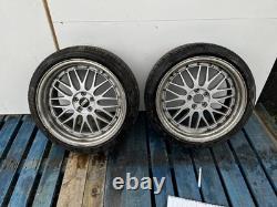Mk4 Golf Alloy Wheels Bbs Lm Style 5x100 225/40/18 92w Staggered Rear Set 6mm