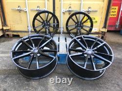NEW 18 Black Pretoria style Alloy Wheels fit Audi A3 S3 5x112