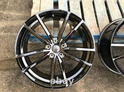 NEW 18 Black Pretoria style Alloy Wheels fit Audi A3 S3 5x112