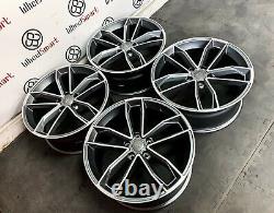 NEW 19 AUDI RS5 STYLE ALLOY WHEELS 5 x 112 MATT GREY/DIAMOND CUT