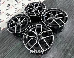 NEW 19 MB E45 AMG STYLE ALLOY WHEELS -5x112 BLACK DIAMOND CUT FITS MERCEDES