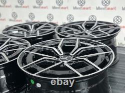 NEW 19 MB E45 AMG STYLE ALLOY WHEELS -5x112 BLACK DIAMOND CUT FITS MERCEDES