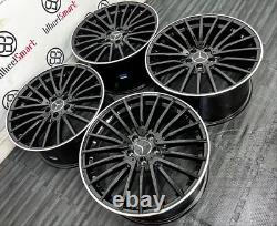 NEW 19 MB STYLE ALLOY WHEELS- 5x112 -GLOSS BLACK FITS MERCEDES