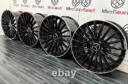 NEW 19 MB STYLE ALLOY WHEELS- 5x112 -GLOSS BLACK FITS MERCEDES