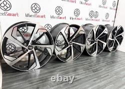 NEW 20 AD STYLE ALLOY WHEELS 5 x 112 BLACK & DIAMOND CUT A5 A6 A7 A8 Q3