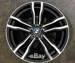 NEW 22 BMW X5MSPORT STYLE ALLOY WHEELS 5 x 120 BLACK/DIAMOND CUT X5 X6