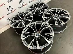 NEW 22 BMW X5/X6M STYLE ALLOY WHEELS 5 x 120 GREY/DIAMOND CUT