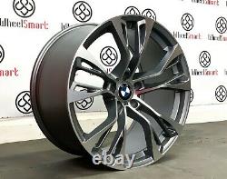 NEW 22 BMW X5/X6M STYLE ALLOY WHEELS 5 x 120 GREY/DIAMOND CUT