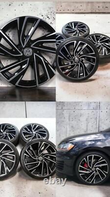 NEW 4x 19 ADELAIDE STYLE ALLOY WHEELS 5x 112 19 Inch GOLF CADDY 4x NEW TYRES