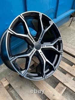 NEW 4x 20 BMW STYLE ALLOY WHEELS X5 X6 X7 F15 F16 5x120 M SPORT