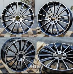 NEW 4x 20 MERCEDES TURBINE STYLE ALLOY WHEELS 5x112 E S CLASS 20 Inch