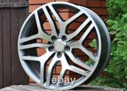 NEW 4x 20 RANGE ROVER STYLE ALLOY WHEELS 5x108 SILVER EVOQUE