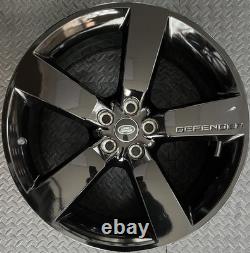 NEW 4x 22 LAND ROVER DEFENDER STYLE ALLOY WHEELS 5x120 BLACK 90 110 130