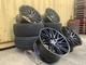 New 4x 22 Range Rover Sport Style Alloy Wheels Velar 5x108 5x120 Black + Tyres