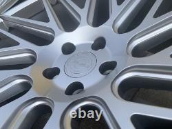 NEW 4x 22 RANGE ROVER SPORT STYLE ALLOY WHEELS VELAR 5x108 5x120 HYPERSILVER