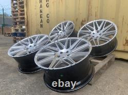 NEW 4x 22 RANGE ROVER SPORT STYLE ALLOY WHEELS VELAR 5x108 5x120 HYPERSILVER