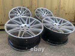 NEW 4x 22 RANGE ROVER SPORT STYLE ALLOY WHEELS VELAR 5x108 5x120 HYPERSILVER
