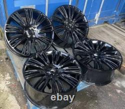 NEW 4x 22 RANGE ROVER STYLE ALLOY WHEELS VOUGE SPORT 5x120 L405 X4 TYRES
