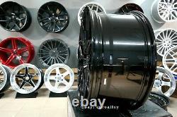 NEW 4x 23 inch 5x112 HF-2 style 10.5J BLACK alloy Wheels for AUDI Q7 Q8 rims