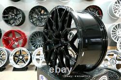 NEW 4x 23 inch 5x120 HF-2 style BLACK alloy Wheels for LAND ROVER RANGE SPORT