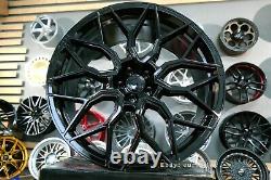 NEW 4x 23 inch 5x120 HF-2 style BLACK alloy Wheels for LAND ROVER RANGE SPORT