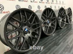 New 19 Bmw Csl Style Alloy Wheels 5 X 120 Matt Grey