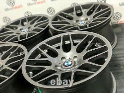 New 19 Bmw Csl Style Alloy Wheels 5 X 120 Matt Grey