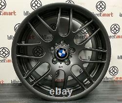 New 19 Bmw Csl Style Alloy Wheels 5 X 120 Matt Grey