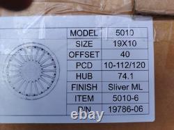 New Alpina Style BMW 19 Alloy Wheels 112/120PCD 8.5/10J + TPMS