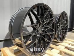 New Bmw 1000m Style 19 Inch Alloy Wheels Staggered x4 5x112 Fits G20 19- G30 17