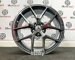 New Mercedes 20 Amg 507 Style Alloy Wheels 5 X 112 Grey/ Diamond Finish