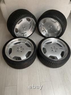 New Mercedes AMG 19 Inch Alloy Wheels & Tyres Monoblock Style Staggered 8.5/9.5