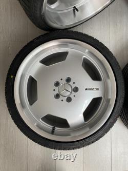 New Mercedes AMG 19 Inch Alloy Wheels & Tyres Monoblock Style Staggered 8.5/9.5