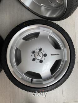 New Mercedes AMG 19 Inch Alloy Wheels & Tyres Monoblock Style Staggered 8.5/9.5