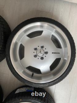 New Mercedes AMG 19 Inch Alloy Wheels & Tyres Monoblock Style Staggered 8.5/9.5